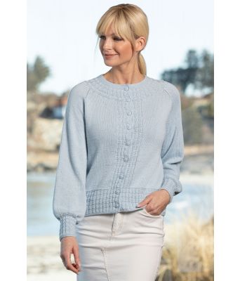 Elle strikket sommerjakke Kathrine Sørland - Viking 2120-02