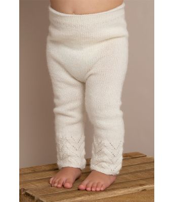Elli strikket tights til baby - Viking 2132-09
