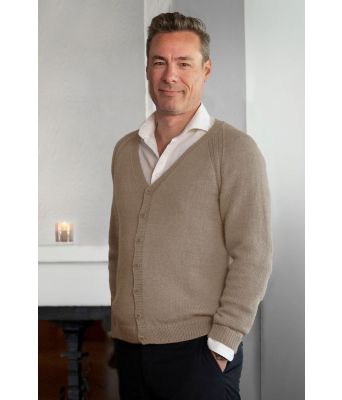 Fam strikkejakke til jul for mann herre - Viking 2136-14