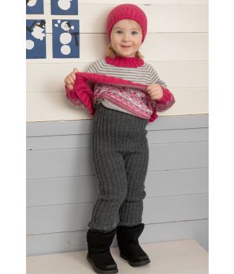 Frikk strikket bukse til barn - Viking 2110-03