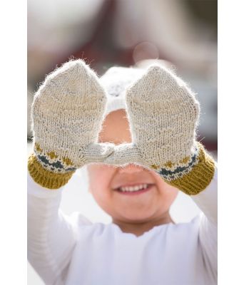 Fryd strikkede votter - viking 1710-11B