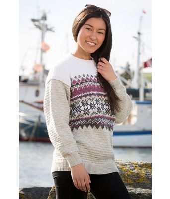 Fryd strikkegenser til dame modell Enya - Viking 1709-14