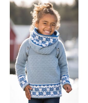 Fryd strikket hals til barn - Viking 1710-15