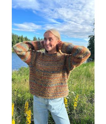 Øyunn genser med raglan - ØK 01-04