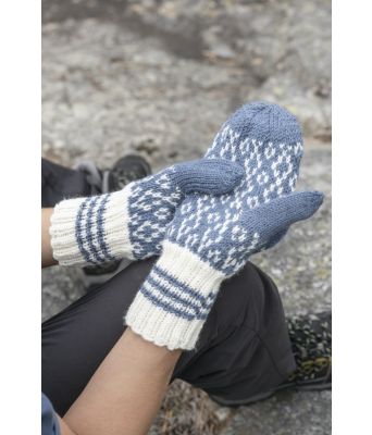 Blå Skoglid votter - GG 287-31