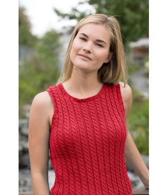 Mørkerød Tina sommertopp - GG 292-30-5305