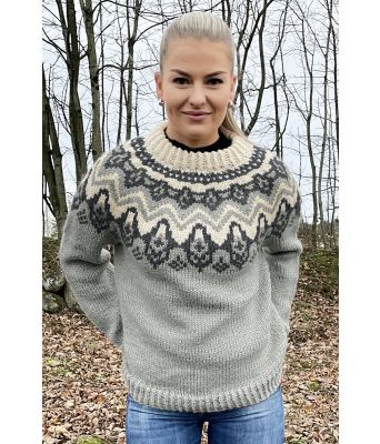 Lyst grå Klaki genser - GG 294-03E