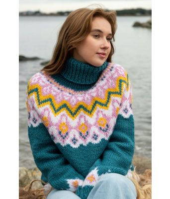 Klaki genser i friske farger - GG 294-17