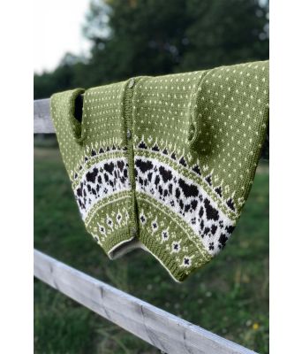 Grønn Fjordfolk kofte - 812