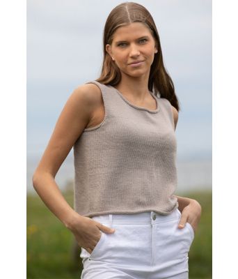Heat strikket topp uten ermer - Viking 2125-02