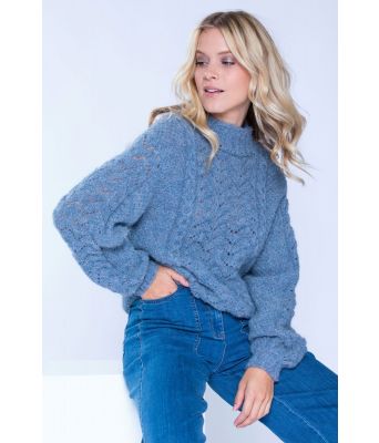 Blå Michelle genser - HOY 18-13