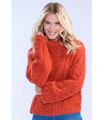 Oransje Michelle genser - HOY 18-14