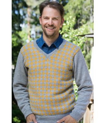 Poppe rutete genser - HOY 20-65