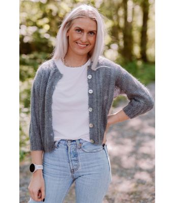 Hverdagsjakka lett kortermet strikkejakke - DLG-21-002