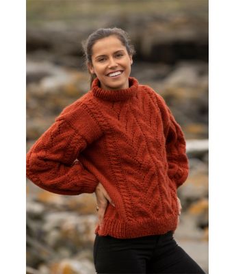 Hydra rustfarget tykk strikkegenser - Viking 2134-05A