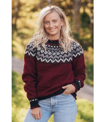 Rød riddari genser - Istex 91006