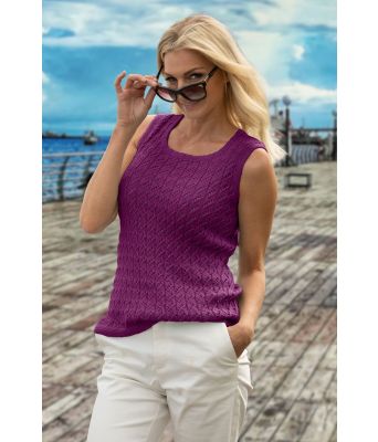 Jåt vest i aubergine lilla - Viking 2014-07-568