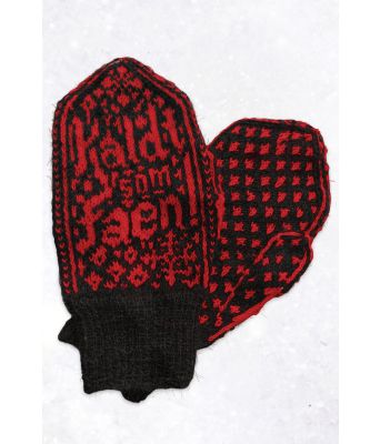 Kaldt som faen votter - Sort / Rød