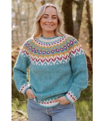 Isbreblå fresh riddarigenser - LL0047