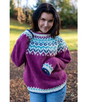 Riddarigenser med kongelilla bunnfarge - LL0056C