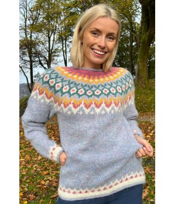 Fargerik lyseblå milkway riddarigenser - LL0080