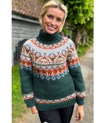 Grønn Alusaq polar villmarksgenser - Linka Neumann design LN0020-VGS0002