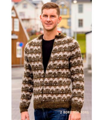 Borg min borg i brun/grønn - LopiDesign 36-02