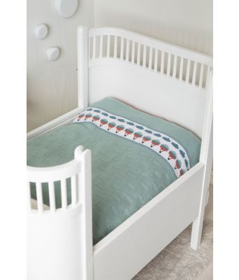 Luftballong strikket dynetrekk til baby - Viking 2126-5