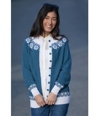 Lydia jakke - Viking 2019-I Petrol / Hvit