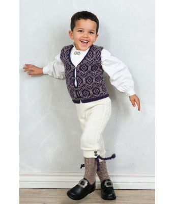 Magnus strikket festdrakt til gutt - Viking 1603-09