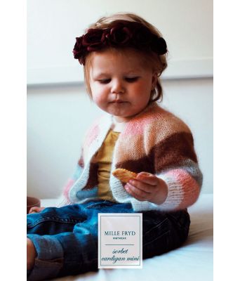 Sorbet cardigan MINI Mille Fryd Knitwear (lang utgave)