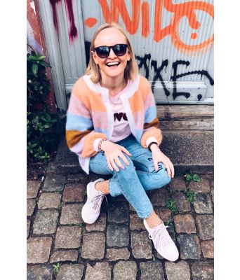 Sorbet cardigan Mille Fryd Knitwear (lang utgave)