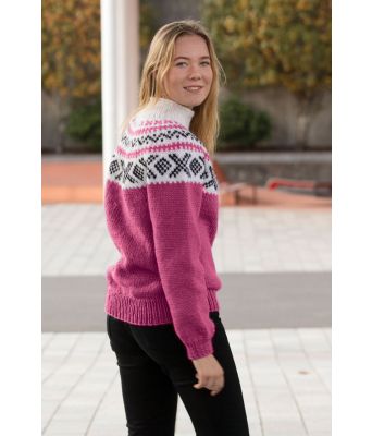 Miranda genser i lyngfarge - Viking 2134-06M