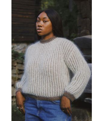 Lysebrun Toni genser - MM 01-01C