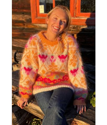 Hvit Alpeglødgenser - MM 03-01A