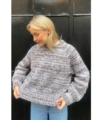 Hvit Krogh genser - ØK 03-01