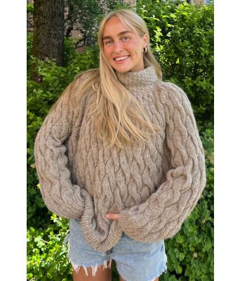 Beige Aud genser - ØK 05-03