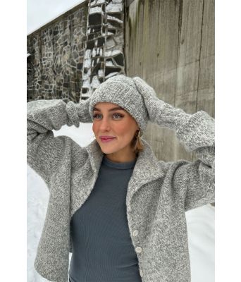 Grå Jomfruland chunky votter - Øyunn Krogh OK 06-19