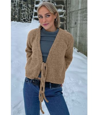 Hvitveis chunky omslagsjakke - Øyunn Krogh OK 06-10-FT720