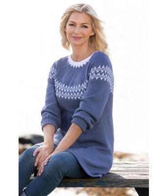 Proa blå strikket tunika Kathrine Sørland - Viking 2014-04
