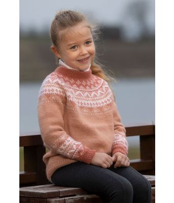 Pudderrosa diis genser til jente - Viking 2007-01B