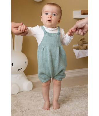 Puffy strikket romper til baby - Viking 2126-14