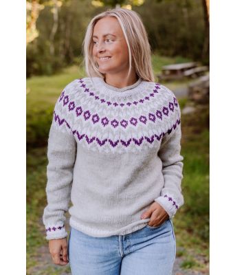 Purple riddarigenser med tre farger - DN0024F