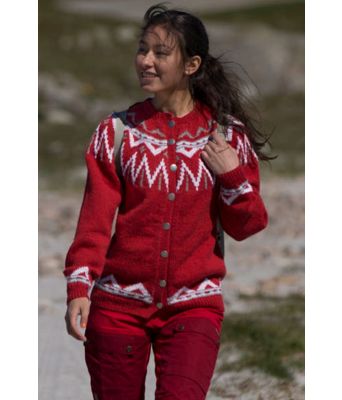 Rød Herlakofte til dame - Viking 1708-9B