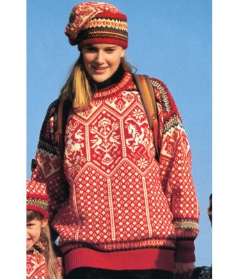 Rød Lillehammer OL genser '94 - DG 381-01B