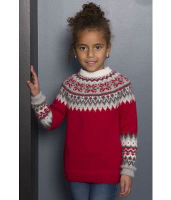 Rød Sonjagenser til jente - Viking 1713-05