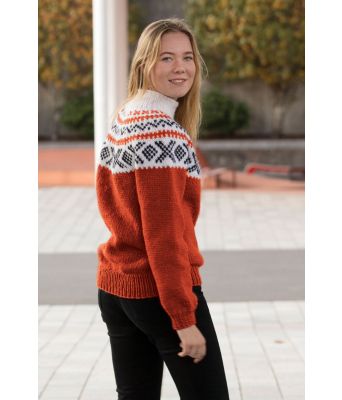 Rustfarget Miranda genser - Viking 2134-06J