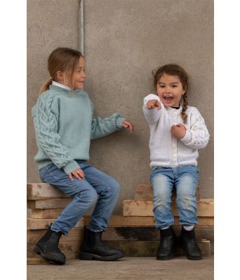 Salt nydelig strikkejakke til jente - Viking 2116-03