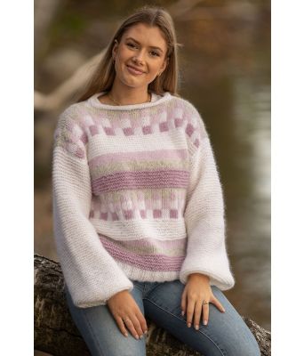 Skogen strikkegenser Elisabeth S Asserson - Viking 2138-08