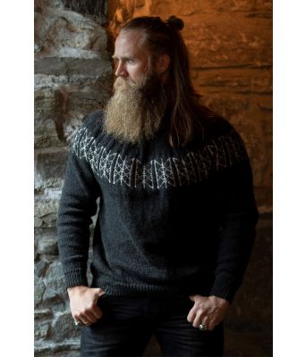 Skulds nett genser Skuld i koksgrå - Viking 2127-5B